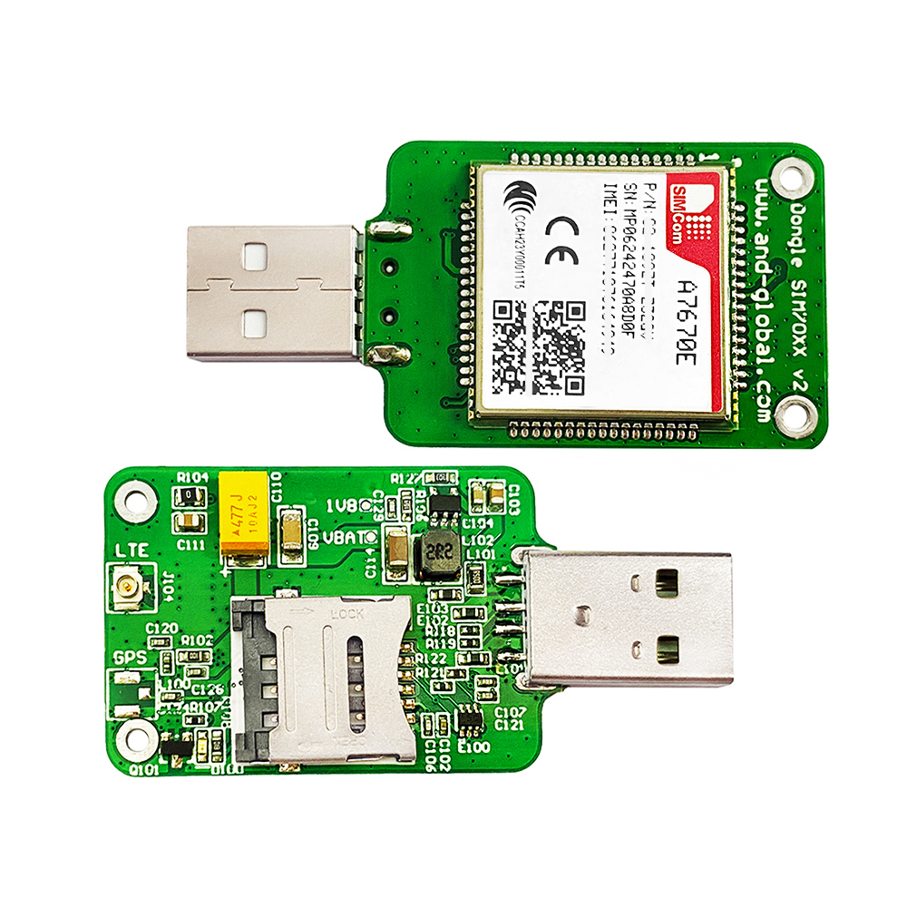 cheap USB dongle A7670E LASE support 4G LTE-CAT1,A7670E (European band)