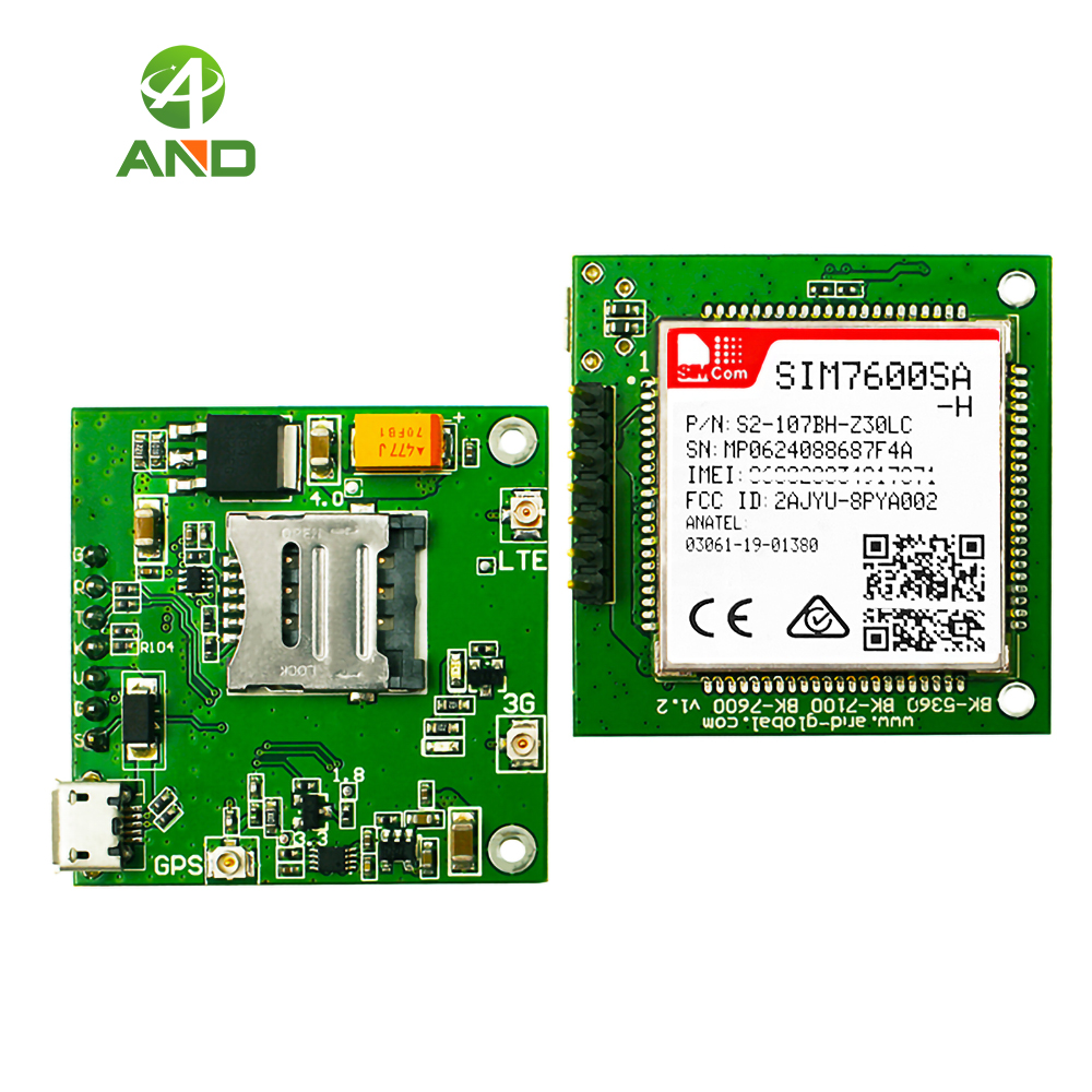 Lte Sim7600sa-h Sim7600 Breakout Board Lte Network Chile Testing Core Kits With 4g And Gps Antenna