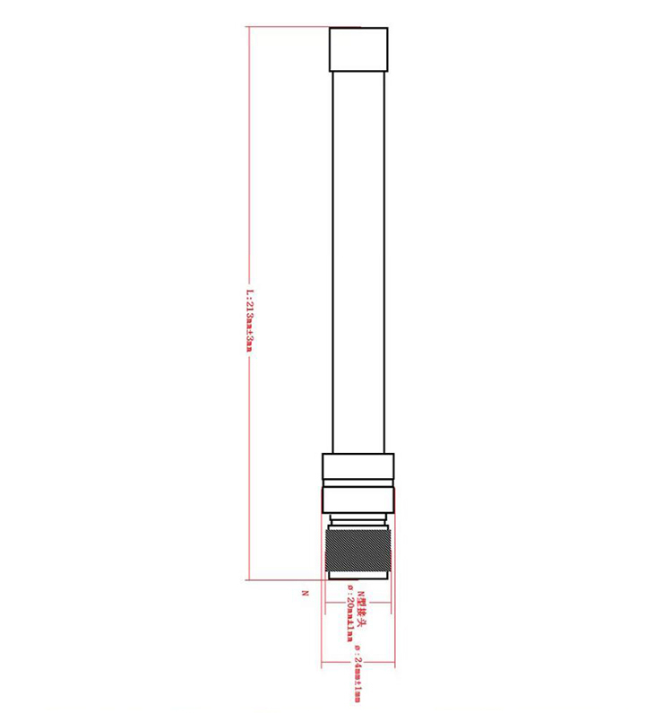 Outdoor 4g Antenna N Male Omni Dual Band Fpr Antenna With Bracket 6