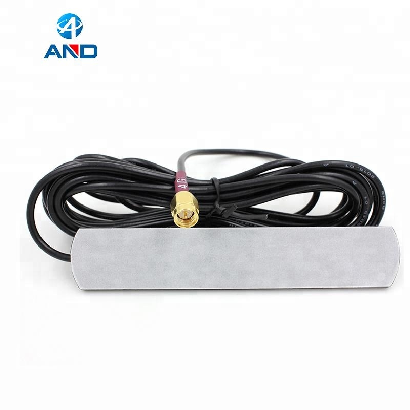 External Gsm 3g 4g Car Antenna Adhesive Patch 4g Lte Antenna With Sma Male 698-2700mhz 4g