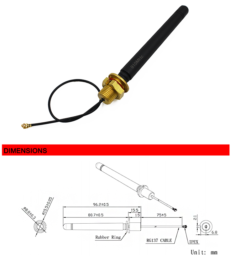 915mhz Internal Ism Antenna,915 Mhz Antenna With Ipex Connector 4