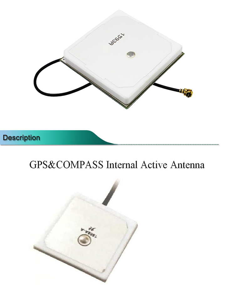 35*35mm Gps Internal Active Antenna Big Patch Gps Ants 6