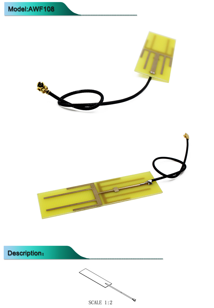 Wifi Laptop Internal Antenna,Laptop Wireless Antenna With Ipex 100mm Cable 4