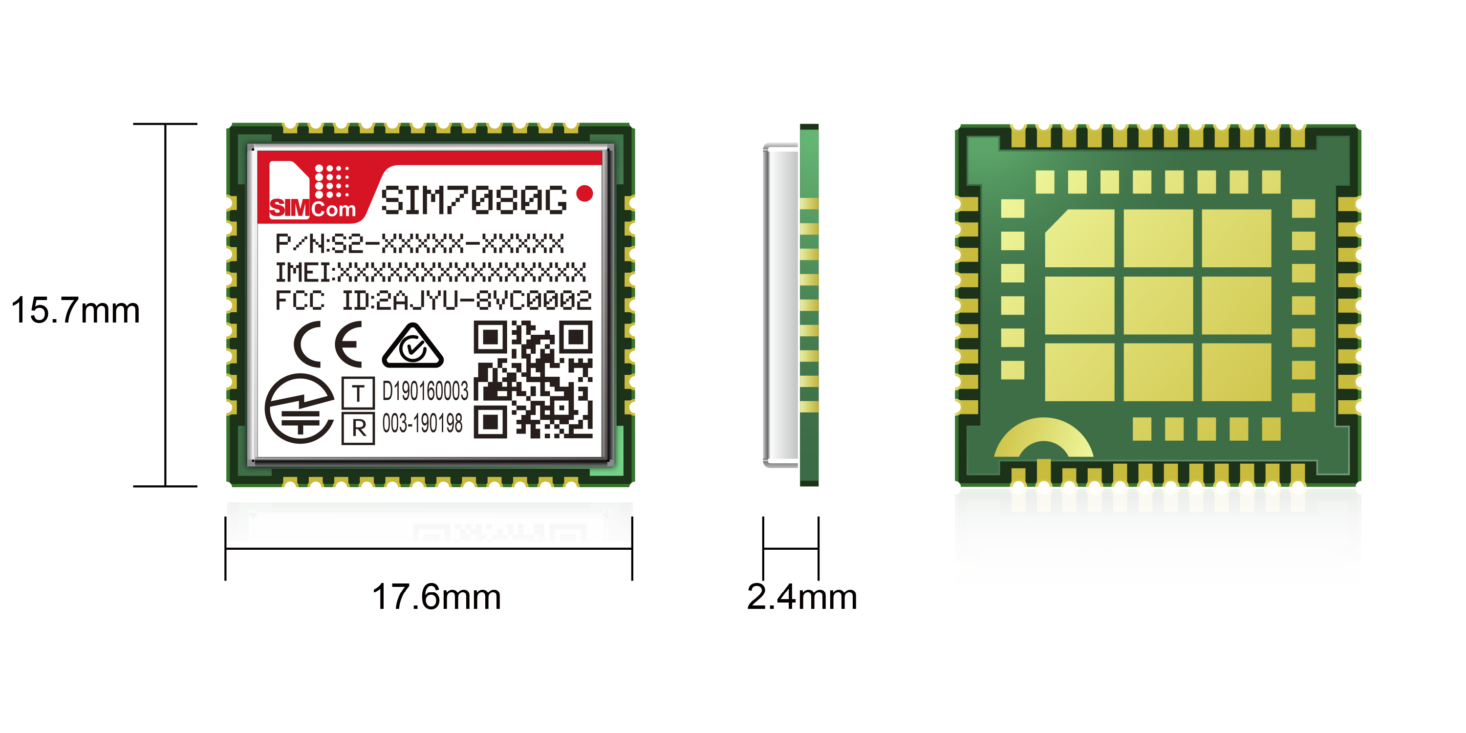 Sim7080g Lte Cat-m Nb-iot Module Sim7080 Breakout Board With Gps And 4g Antenna 7