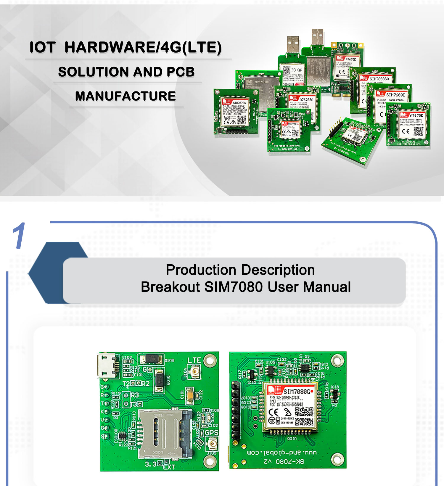 Sim7080g Lte Cat-m Nb-iot Module Sim7080 Breakout Board With Gps And 4g Antenna 9