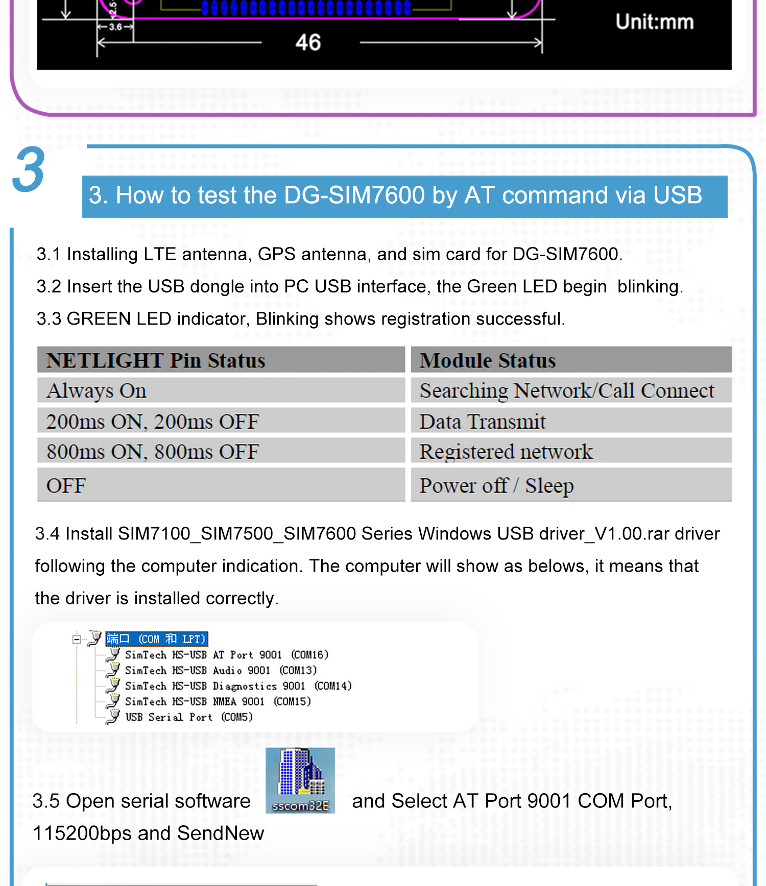 Ultra Fast 4G USB Dongle Simcom SIM7600G-H 10