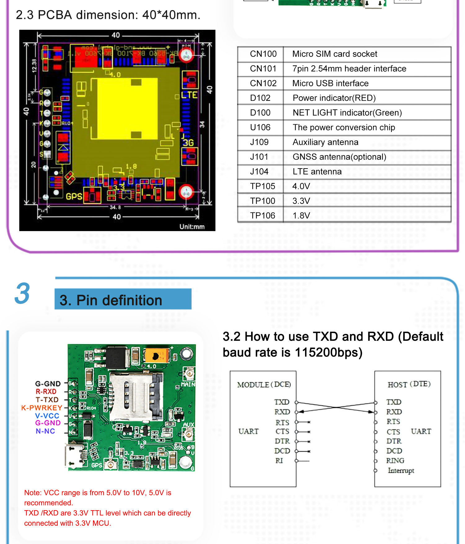Global Multi Band 5G RedCap SIM8230G breakout SIMCOM with global LTE bands GPS/GNSS support 9