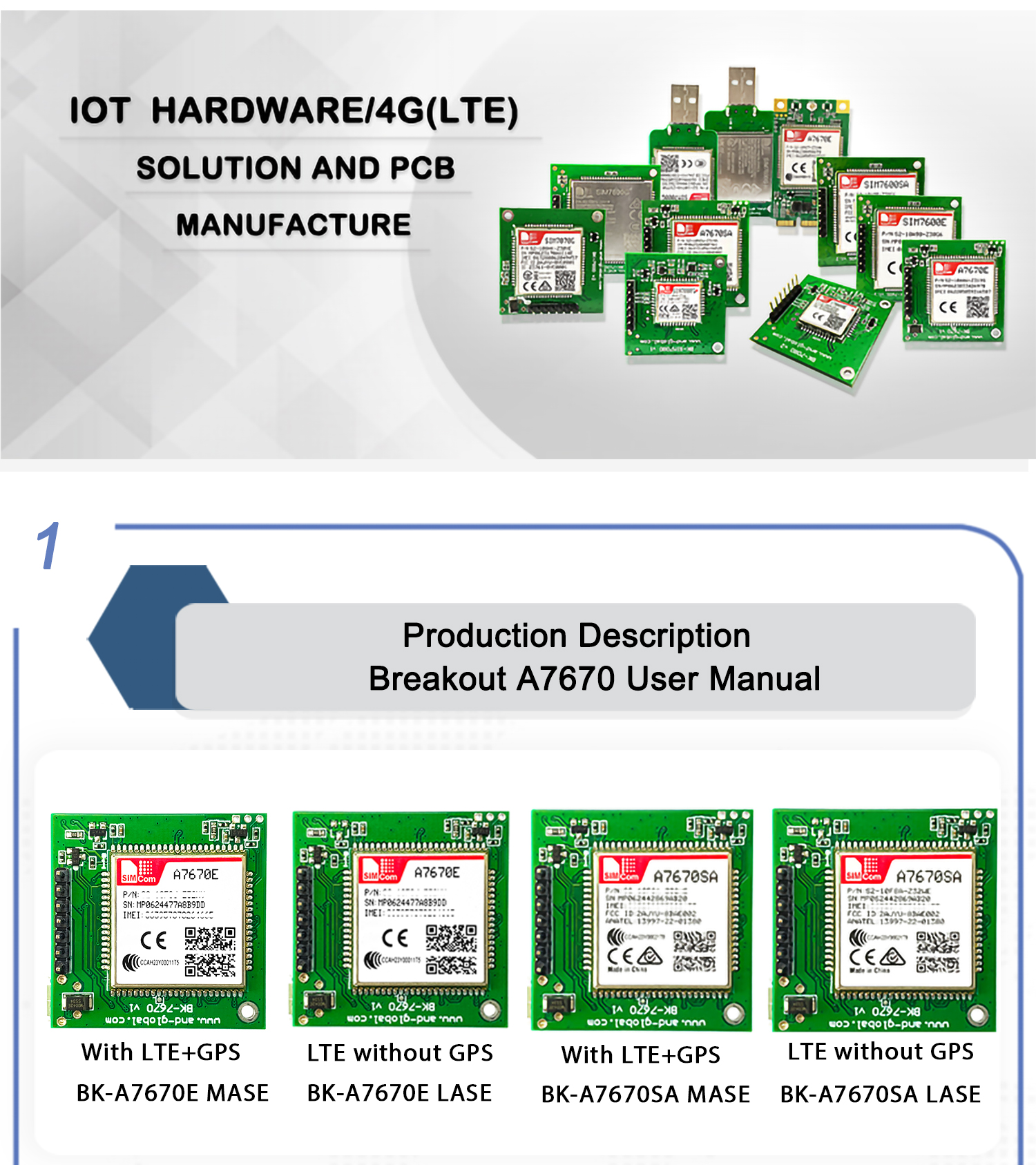 A7670E LASE breakout kit PCB manufacturing PCB assembly 6