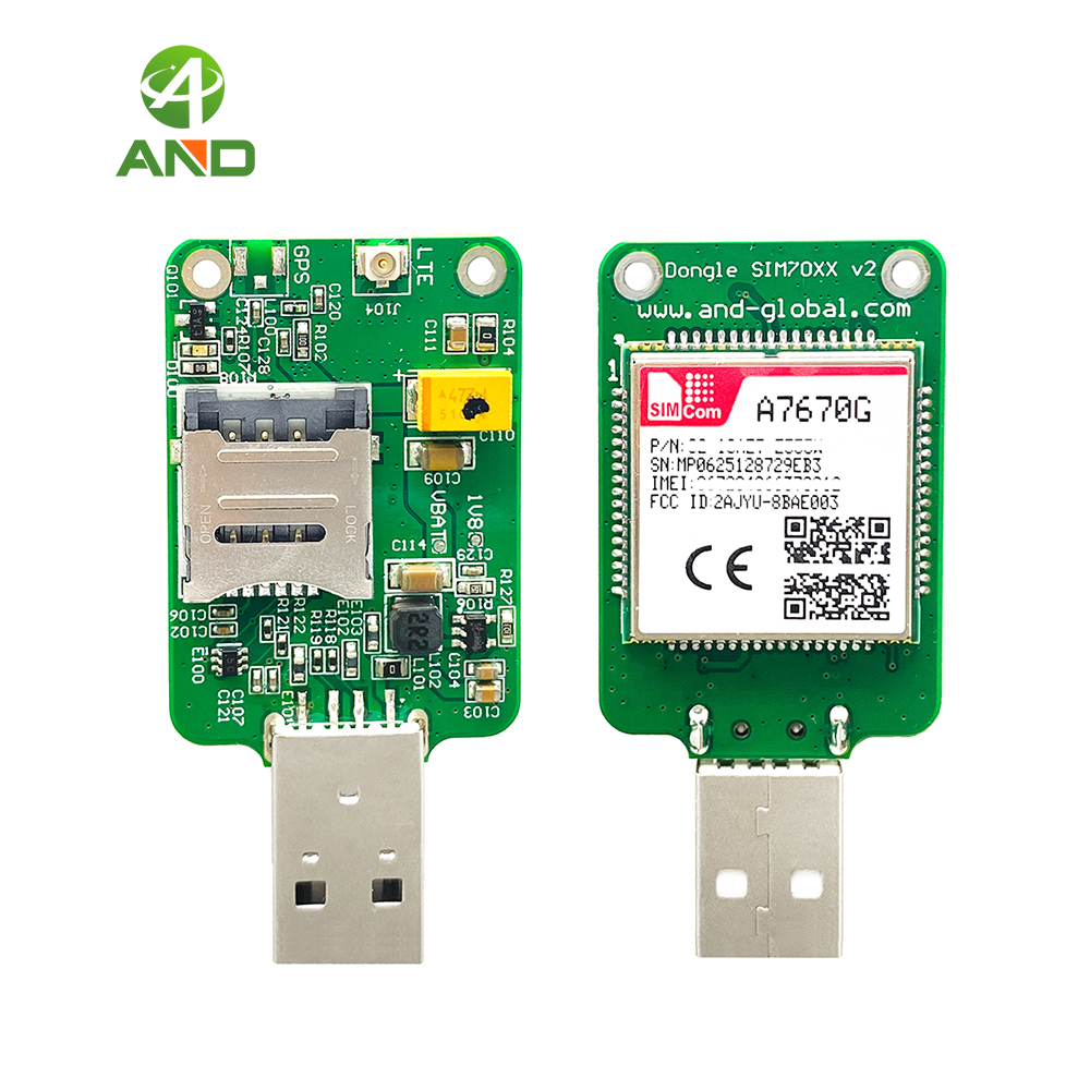 1pc new USB A7670 A7670G dongle LTE Cat 1 global bands