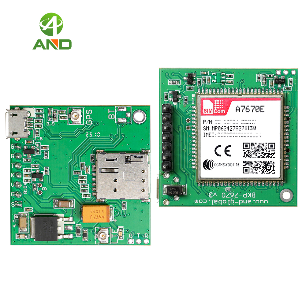 1pc new push push nano sim card slot A7670E breakout kit LTE Cat 1 GSM GPRS LBS