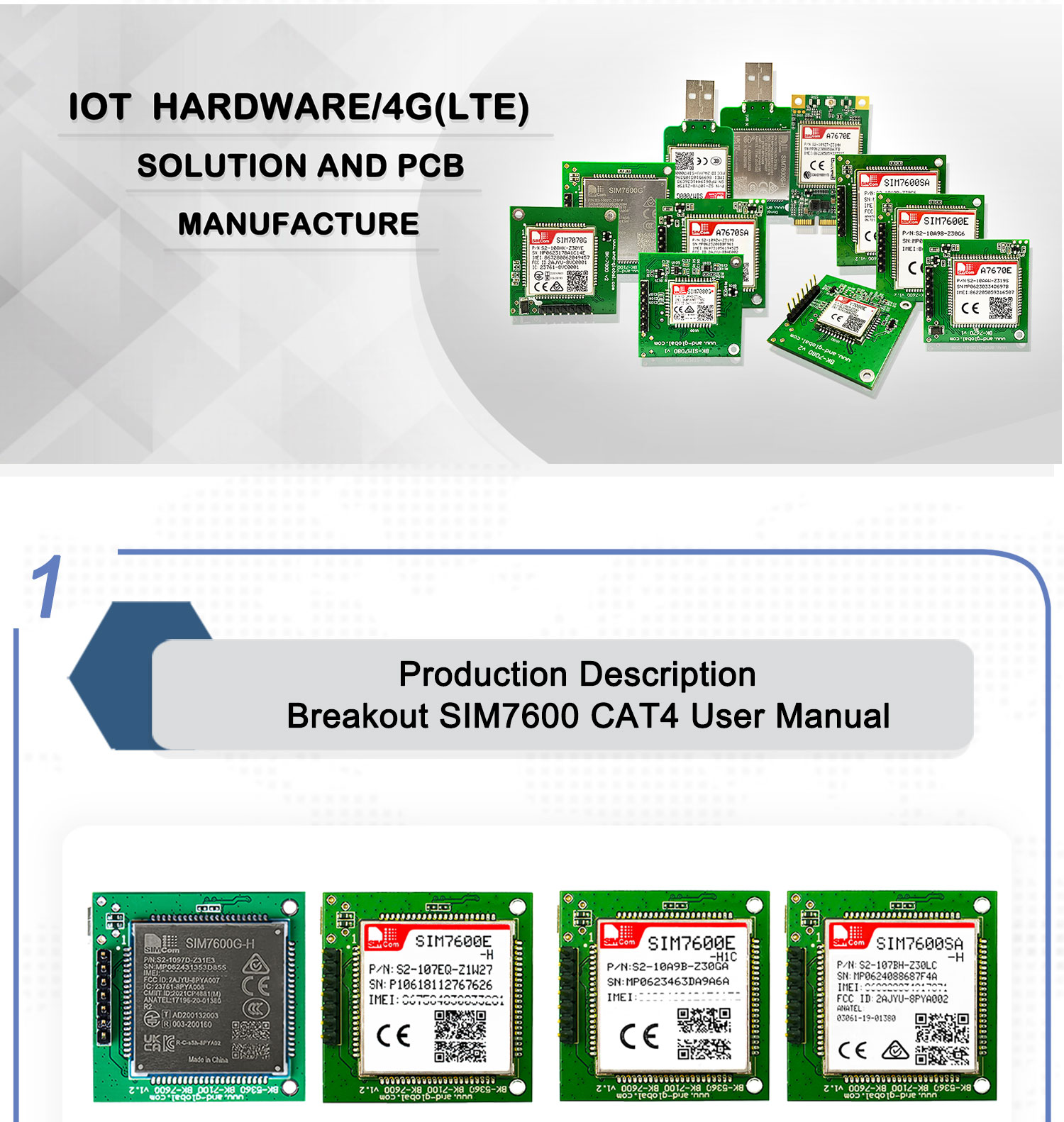 Lte Sim7600sa-h Sim7600 Breakout Board Lte Network Chile Testing Core Kits With 4g And Gps Antenna 10