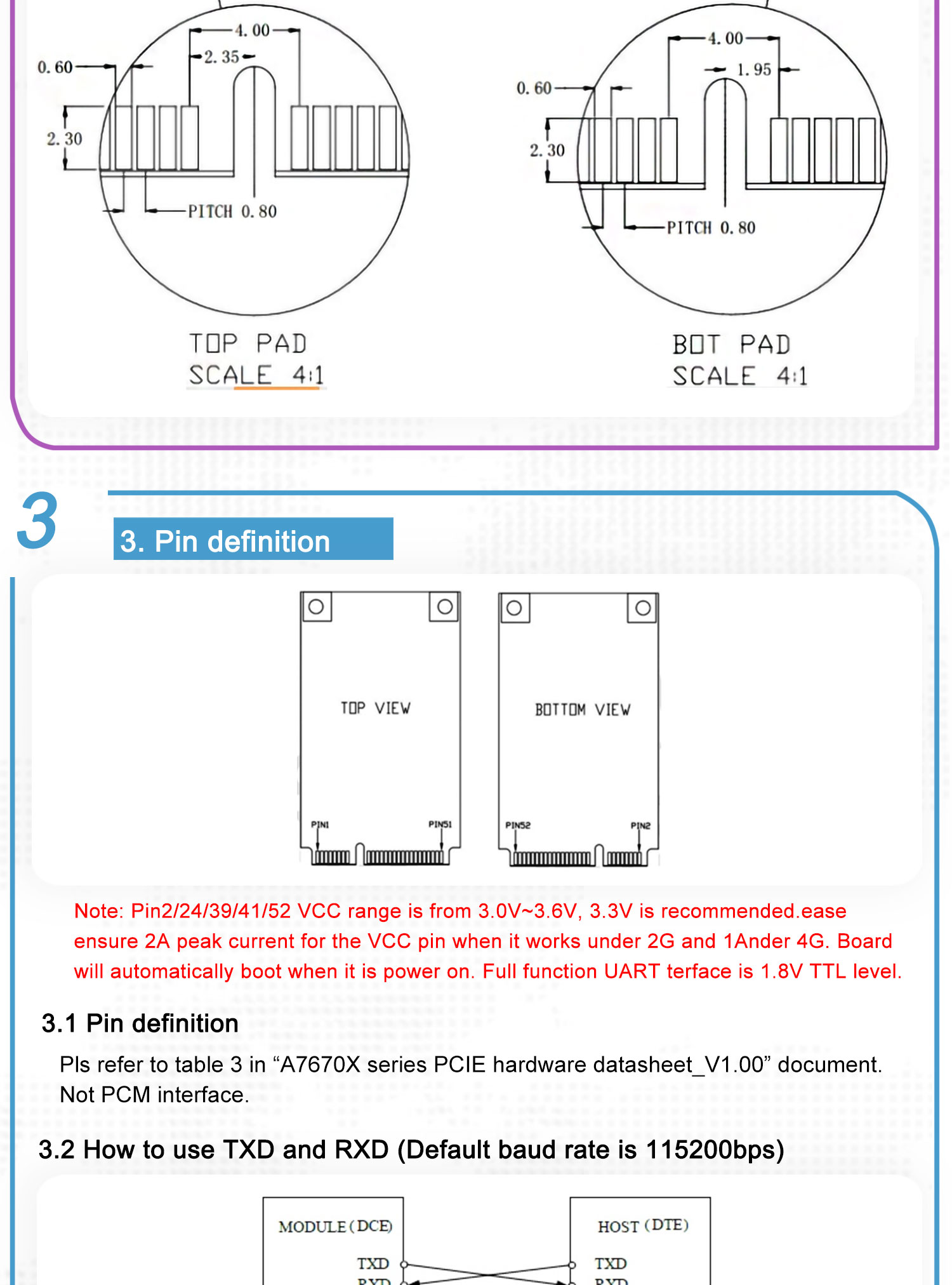 SIMCOM A7670E PCIE LASE,LTE Cat 1 A7670 4G PCIE module without GPS,only 4G 10