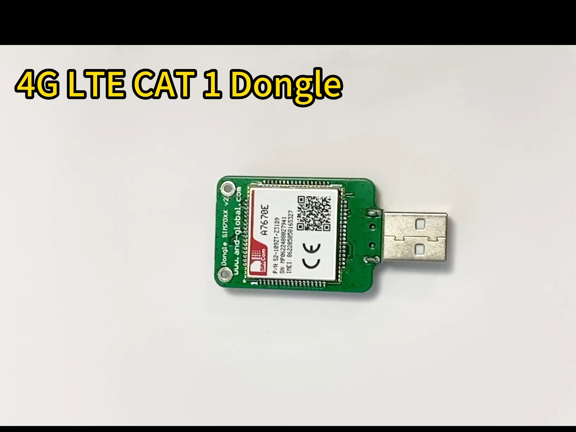 cheap USB dongle A7670E support 4G LTE-CAT1(European band)